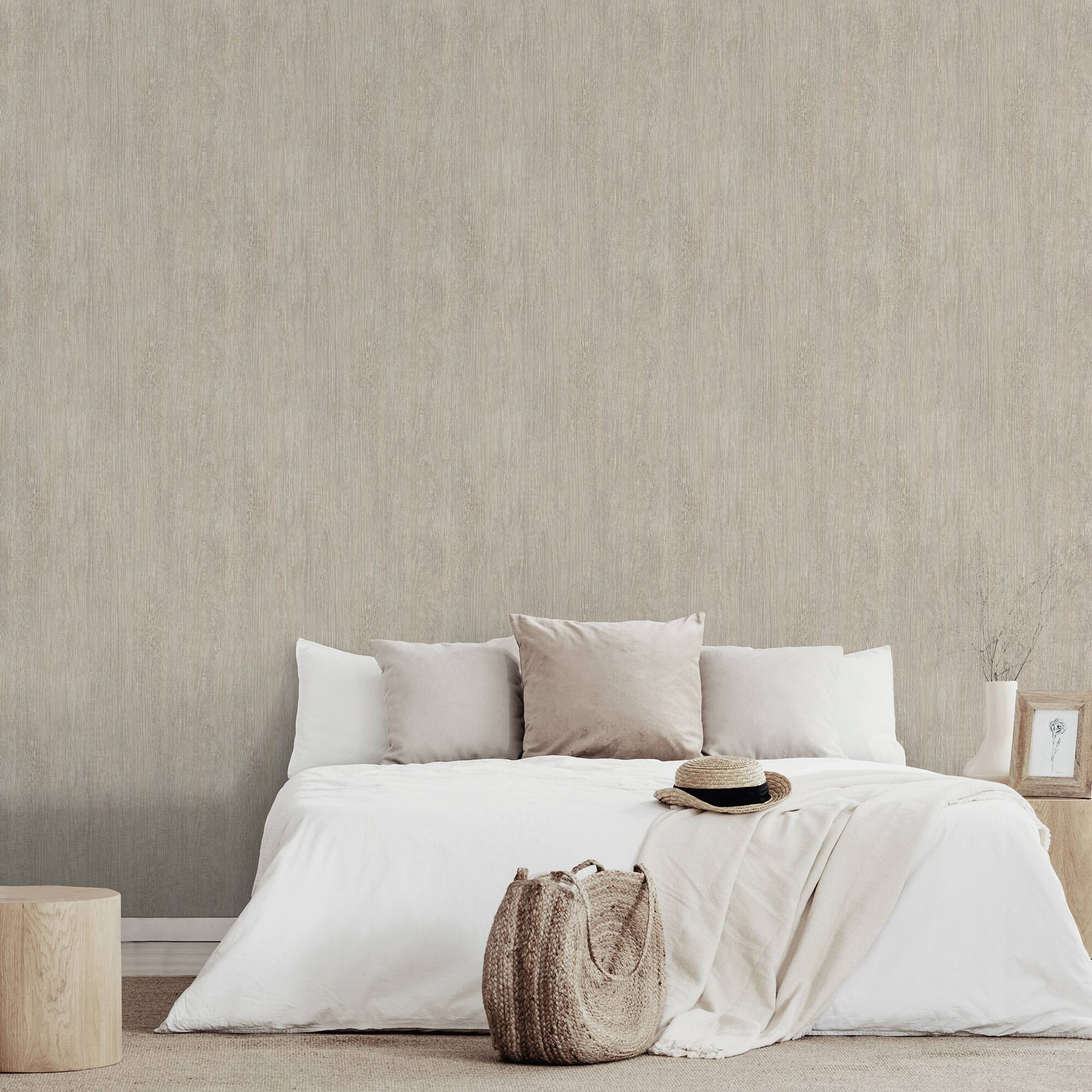 Designs Direct Soft Grain Wood Texture Wallpaper
